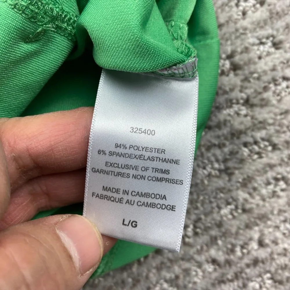 Champion Sweater Women Large L Green Full Zip Running Jogging Sports Activewear - Picture 10 of 15